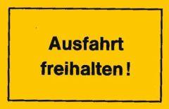 Verbotsschild 250x150mm Ausfahrt freihalten Produktbild img1 L