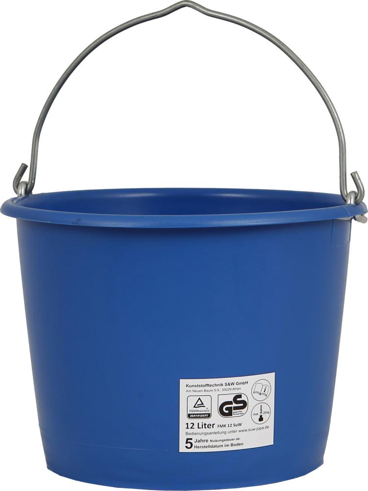 Baueimer 12 L, kranbar blau Produktbild img1 L