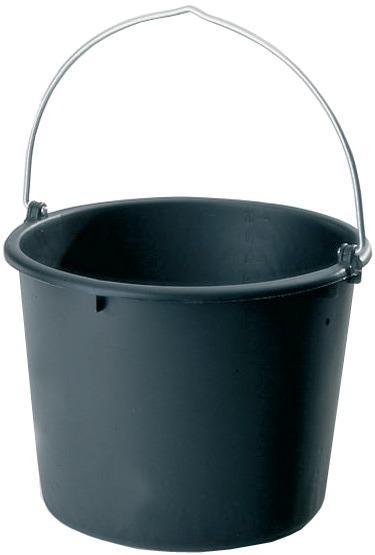 Baueimer Polyethylen- Regeneratg. schwarz 10 l Produktbild img1 L