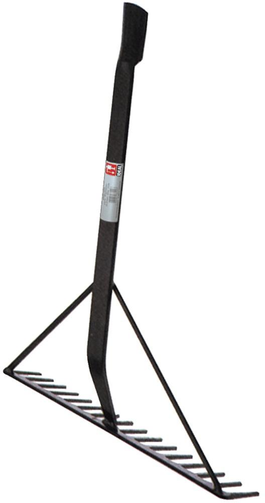 Teerrechen 16 Zinken schwarz lack. Ideal Produktbild img1 L