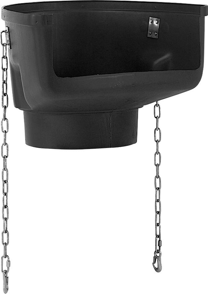 Kunststoff - Trichter schwarz mit 2 Ketten müba Produktbild img1 L