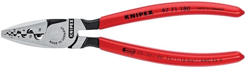 Aderendhülsenzange poliert 180mm qmm KNIPEX Produktbild img1 L