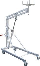 Kragarmlift inkl.Kurbel 1,57x0,73x1,64 m (unten )müba Produktbild