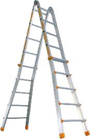 Alu-Teleskopleiter 4 x 4 Sprossen Produktbild