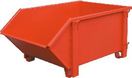 Abfallcontainer, verz. müba Produktbild