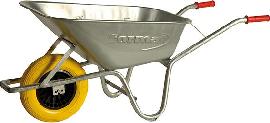 Schubkarre 90L polymerem Rad feuerverzinkt FORMAT Produktbild