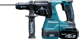 Akku-Kombihammer LXT DHR243RTJ Makita 2x18,0V 5,0 Ah Ladegerät DC18RC MAKPAC Produktbild