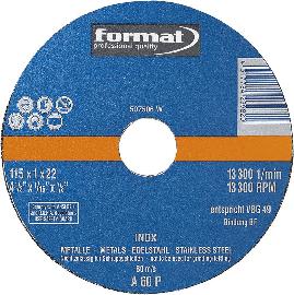 Trennscheibe gerade für V2A 125x1mm FORMAT Produktbild