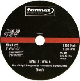 Trennscheibe gekröpft fürStahl 115x2,5mm FORMAT Produktbild