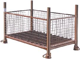 Gitterboxpalette 1,50x0,87x0,70mtr. lack. müba Produktbild