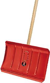 Stahlblech, Schneeräumer m. Hartholzst. 350x500 mm Produktbild