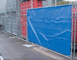 Sichtschutz-Plane für Bauzaun Produktbild