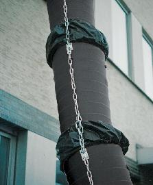 Staubschutzhülle für Schuttrohrelement müba Produktbild