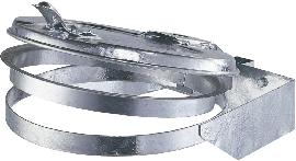 Wandhalter 70 - 120 l mit vzkt. Stahldeckel Produktbild