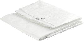 PE-Bändchengewebeplane, natur/weiß Produktbild