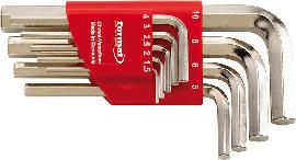 Winkelschraubendreher- Satz im Handhalter 9-teilig 1,5-10mm vernickelt FORMAT Produktbild