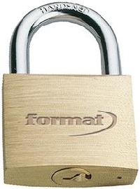 Vorhangschloss Messing 30mm FORMAT Produktbild