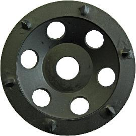 PKD-Schleifteller schw. D 125 mm, 6 PKD-Seg.rund Produktbild