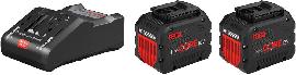 Akku-Starter Set ProCore 18,0 V 2 x 12,0 Ah Bosch Ladegerät GAL18V-160C+ GCY42 Karton Produktbild