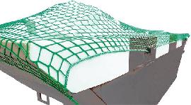 Containernetz 4,0x3,0 m MW 45 grün ohne Gummi Produktbild