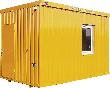 Wohncontainer-grau 4,03X2,50X2,80m m. Fenst. Produktbild img1 S