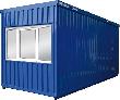 Wohncontainer-grau 6,00X2,50X2,80m m. Fenst. Produktbild img1 S