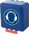 Aufb.Box SECU Midi Standard, f. Gehörschutz, blau Produktbild img1 S