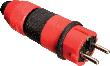 SCHUKOultra II Stecker rot/schwarz Produktbild img1 S