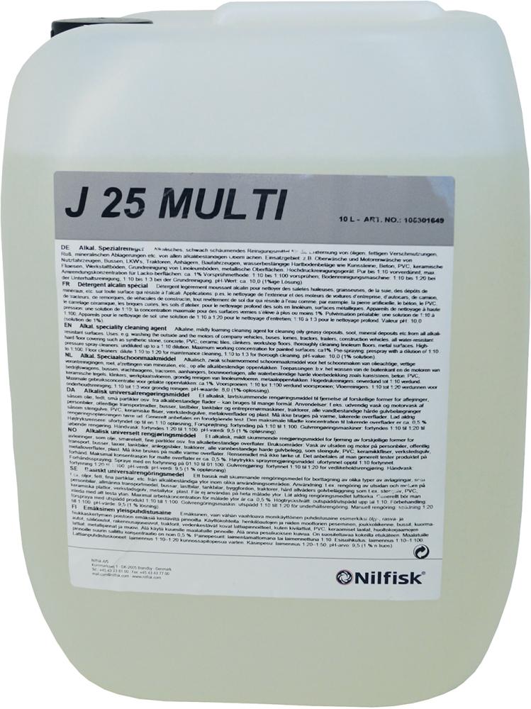 Reinigungsmittel J25 MULTI SV1 10 L Nilfisk Produktbild img1 L