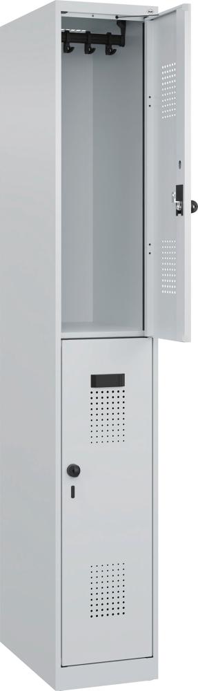 Doppelstöckiger Garderobenschrank Evolo PLUS, bodenstehend Produktbild img1 L