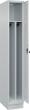 Garderobenschrank Classic PLUS, mit Trennwand unterhalb des Ablagebodens, mit Sockel Produktbild img1 S