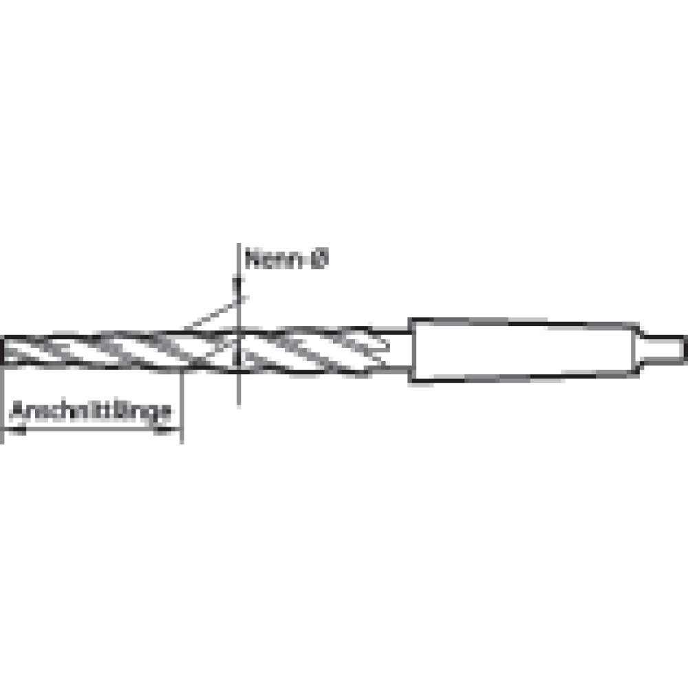 Maschinen Nietloch-Reibahle HSS, MK, 1:10 Produktbild img3 L