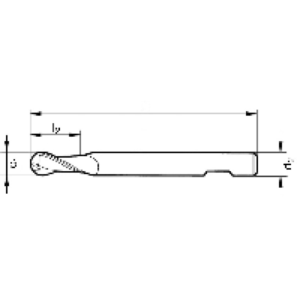 Langlochfräser Vollradius M42 lang Produktbild img3 L