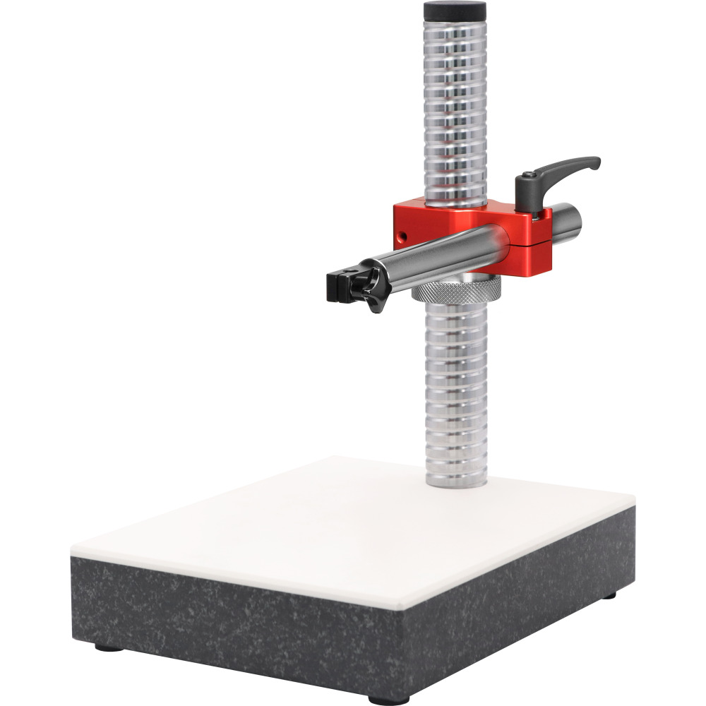 Feinmesstisch Keramikoberfläche, Steilgewinde, Querarm verschiebbar, 250x200 mm Produktbild img1 L
