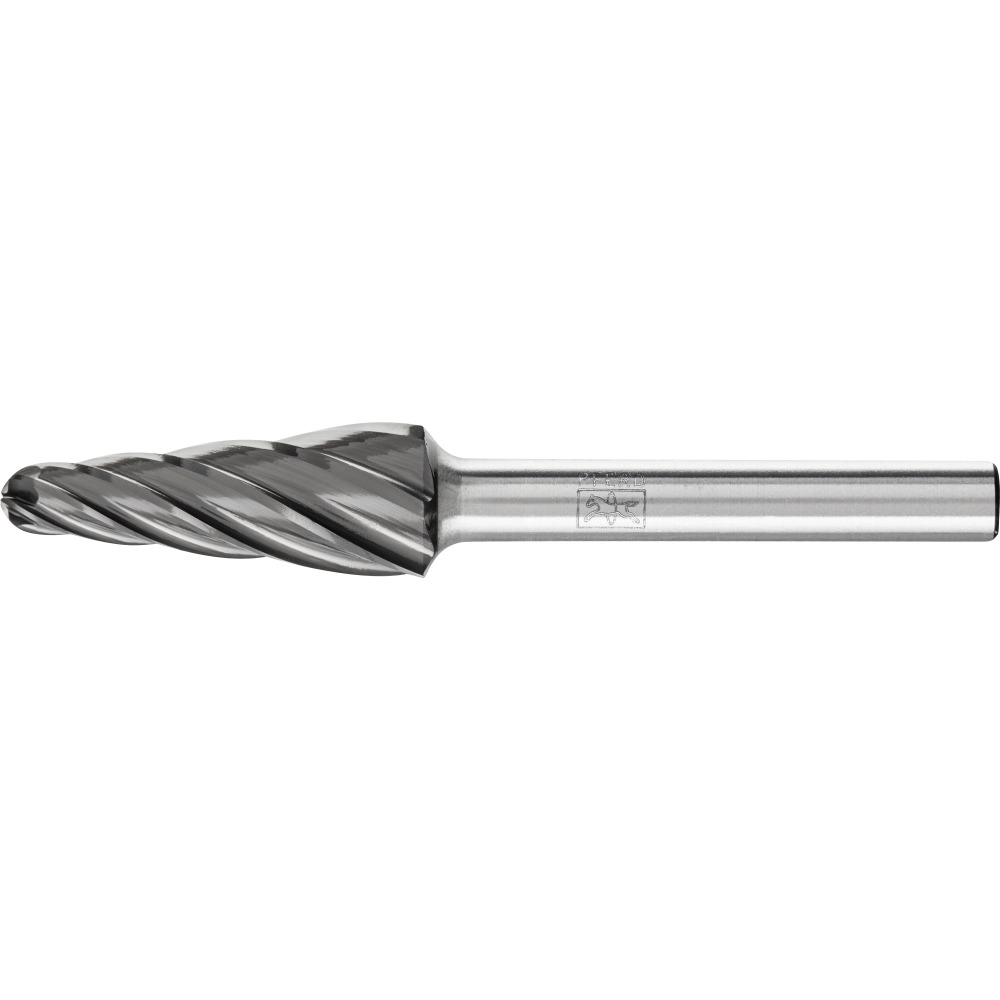 HM Hochleistungsfrässtift ALU Rundkegel KEL Ø 12x30 mm Schaft-Ø 6 mm HICOAT Produktbild img1 L