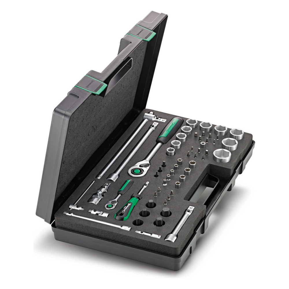 Satz QR-Steckschlüssel 1/4" & 1/2", 57-teilig Produktbild img2 L