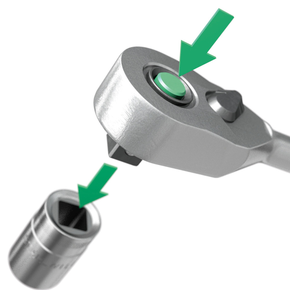 Quick-Release-Feinzahnknarren-Set 1/4" + 1/2", 2-teilig Produktbild img6 L
