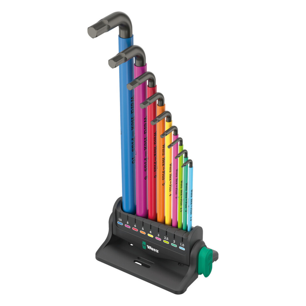 950/9 Hex-Plus Multicolour 3 Winkelschlüsselsatz 10-teilig, metrisch Produktbild img1 L
