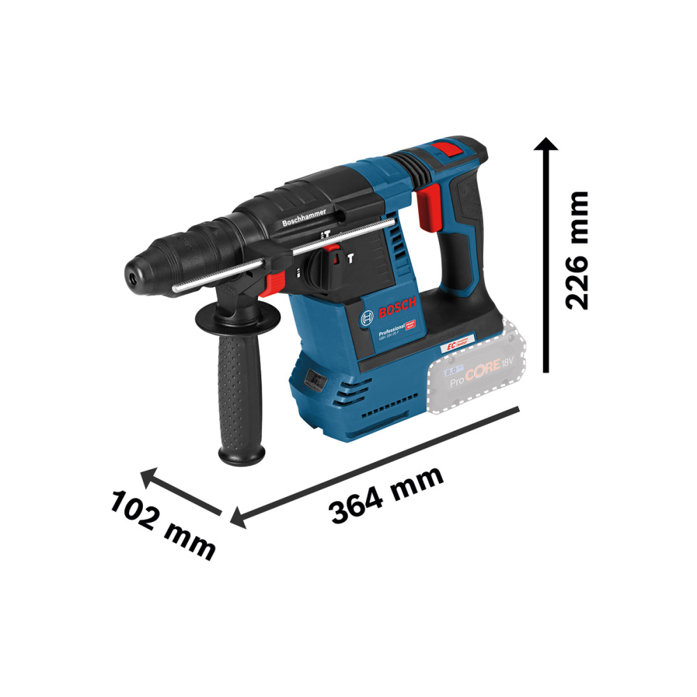 Akku-Bohrhammer mit SDS plus GBH 18V-26F Produktbild img1 L