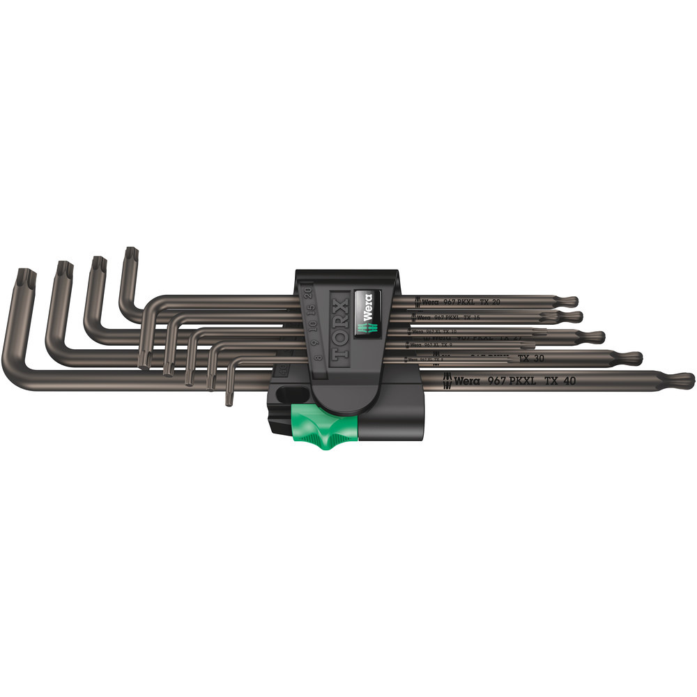 TORX®-Winkelschraubendreher-Satz TX8-TX40, 9-teilig, Kugelkopf Produktbild img1 L