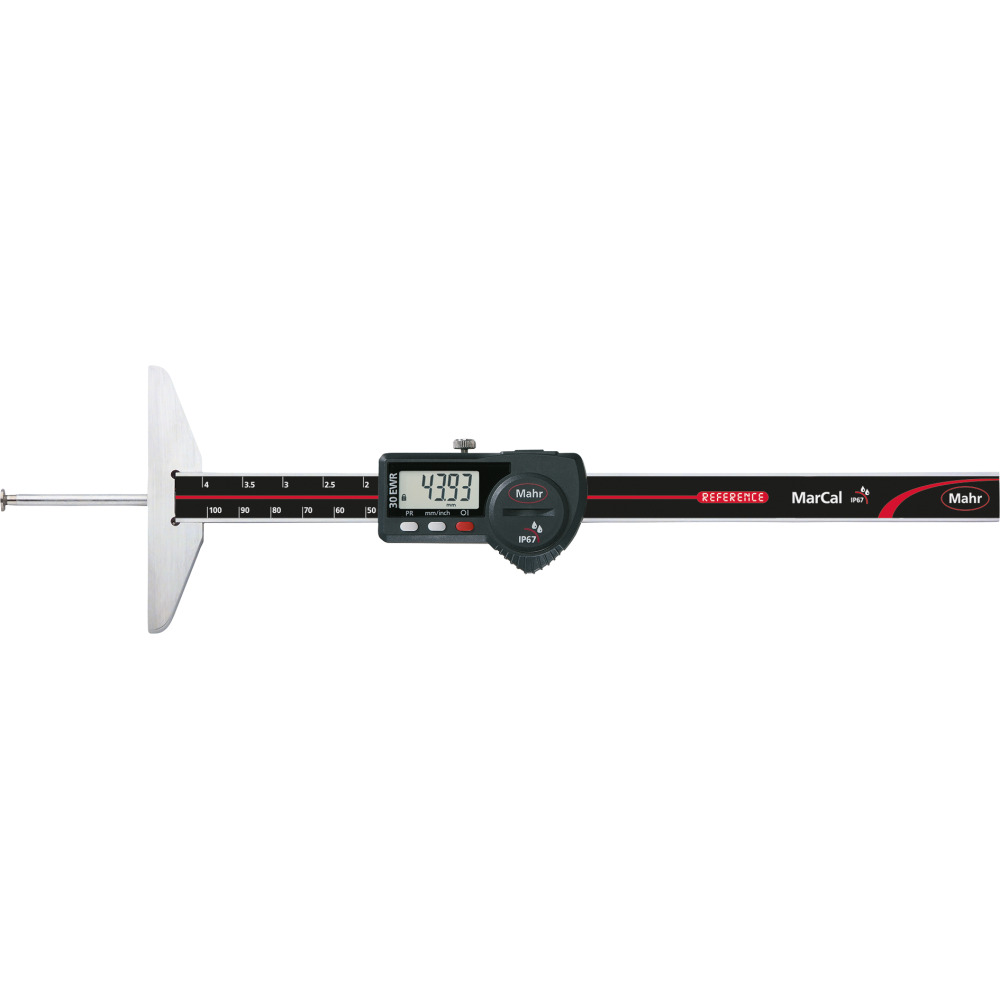 Digitaler Tiefenmessschieber mit Tellereinsatz, Mb 100 mm Produktbild img1 L