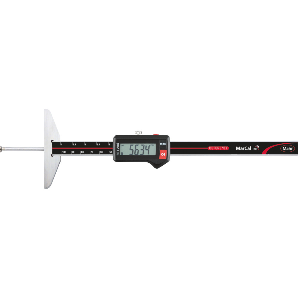 Digitaler Tiefenmessschieber mit Tellereinsatz, Int. Wireless, Mb 100 mm Produktbild img1 L