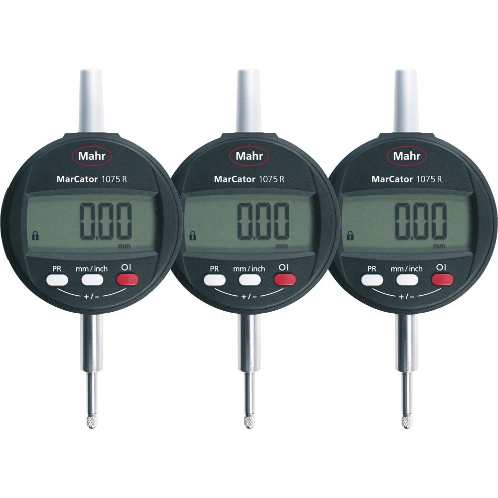 Digitale Messuhr MarCator 1075 R Trio Pack, Mb 12,5 mm, Ziffernschritt 0,01 mm Produktbild img1 L