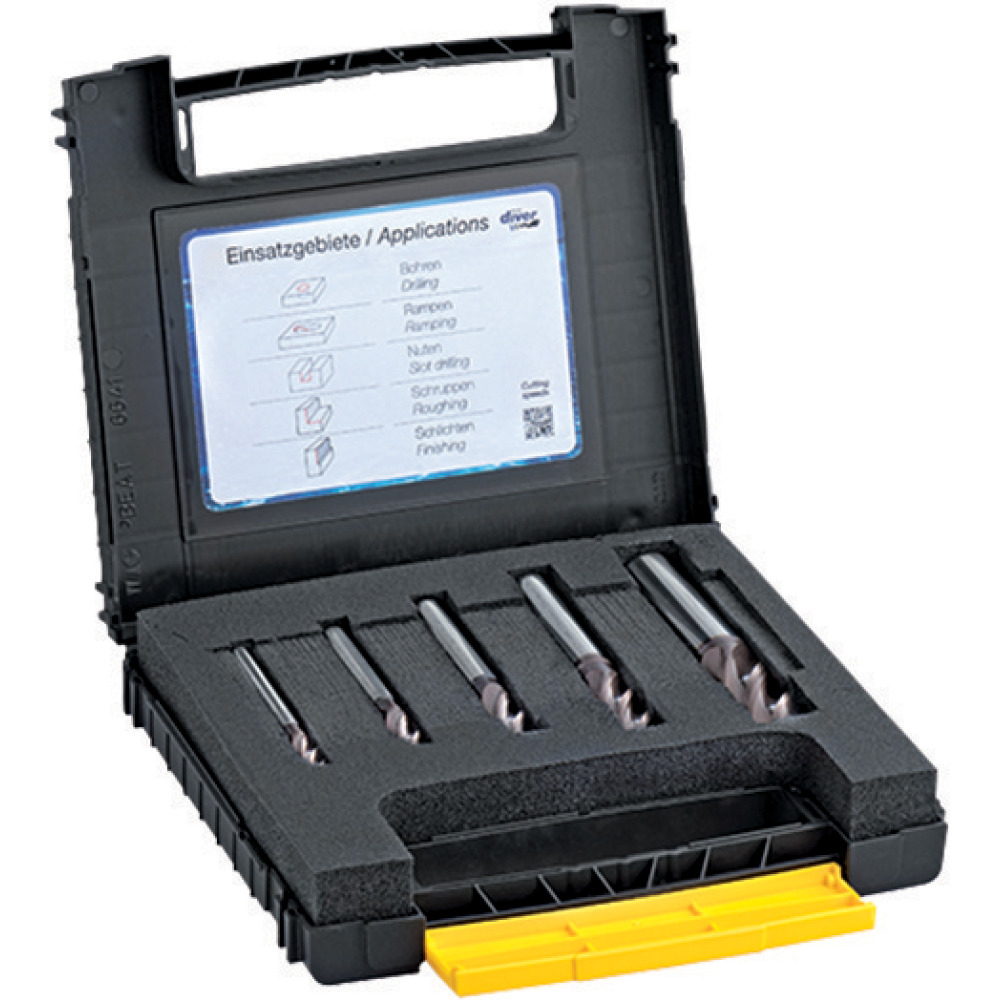 Ratiofräser RF 100 Diver VHM Signum, 5-tlg. Satz, DIN 6535-HA Produktbild img1 L