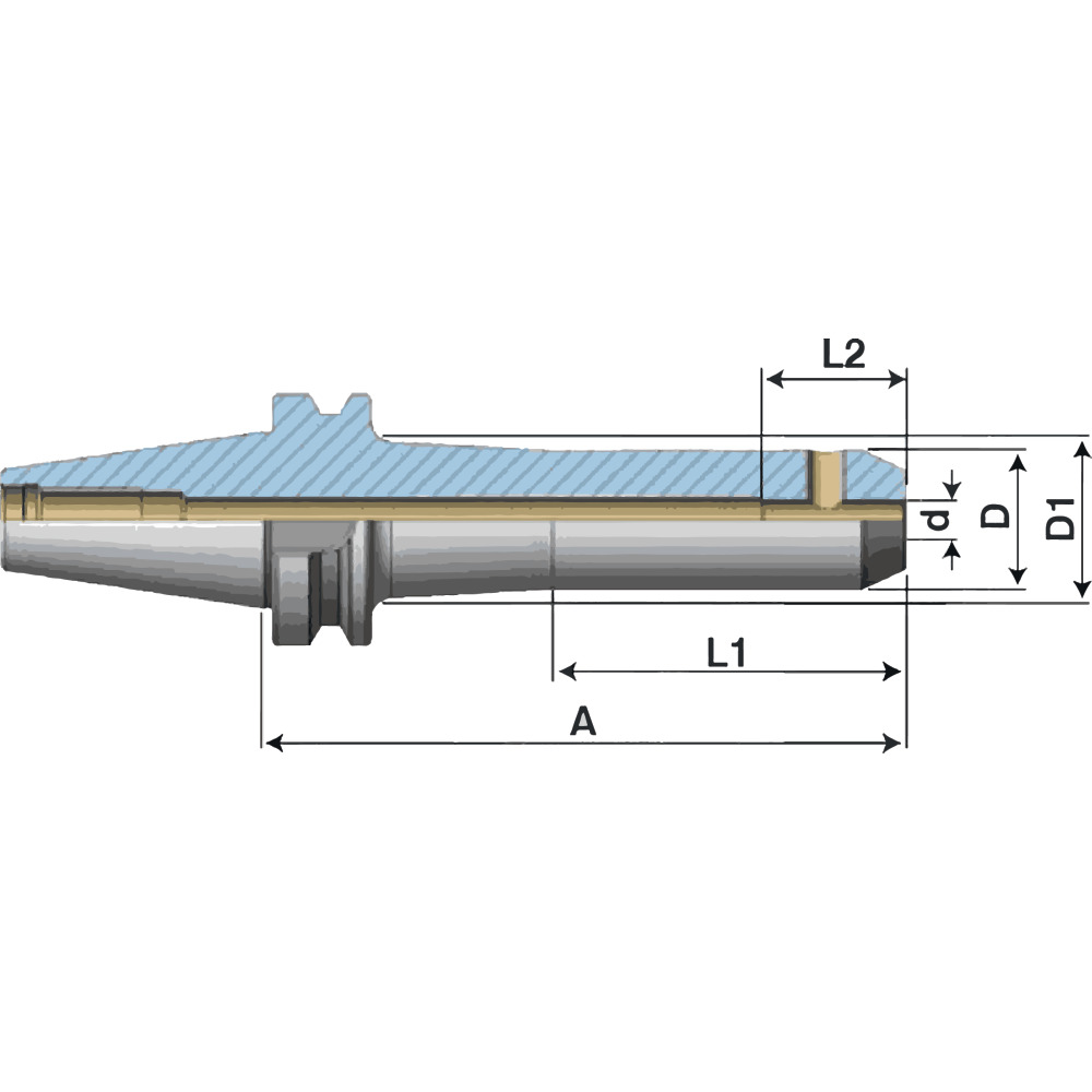 Weldon-Flächenspannfutter Produktbild img2 L