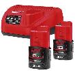 Akku-Starter-Set M12 NRG-302 2x12V / 3,0 Ah, Ladegerät Produktbild img1 S