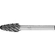 HM Hochleistungsfrässtift INOX Rundbogen RBF Ø 10x20 mm Schaft-Ø 6 mm HICOAT Produktbild img1 S