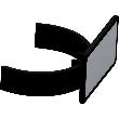 Datenclip - Schwarz Produktbild img1 S