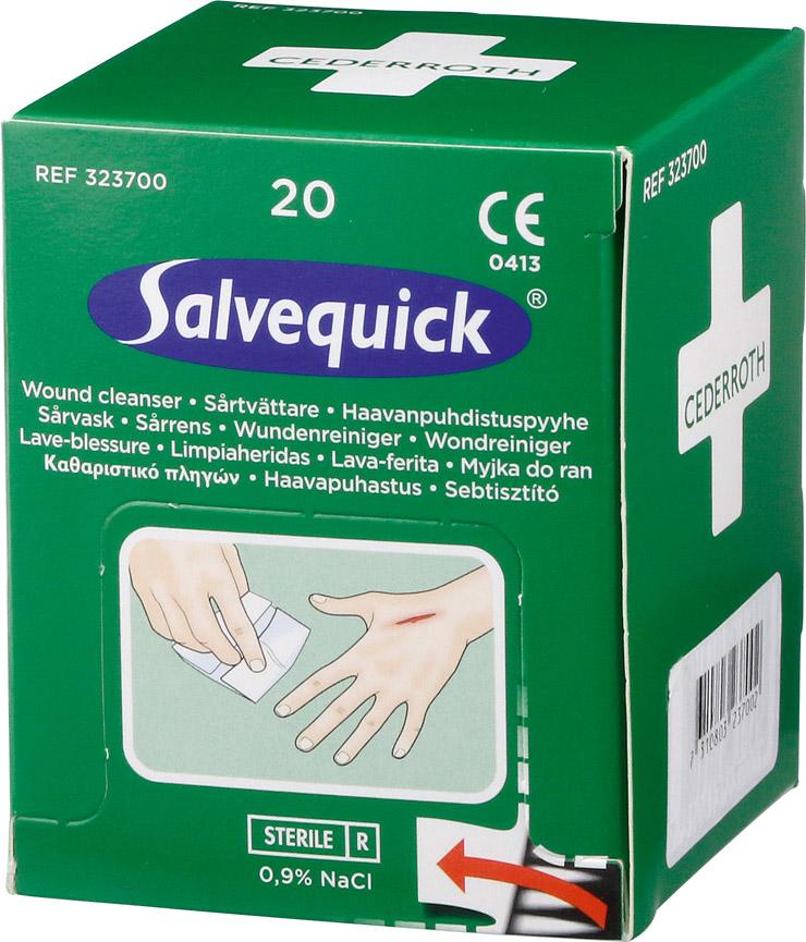 Salvequick Haut- u. Wundreinigungstücher, 20 Stk. Produktbild img1 L