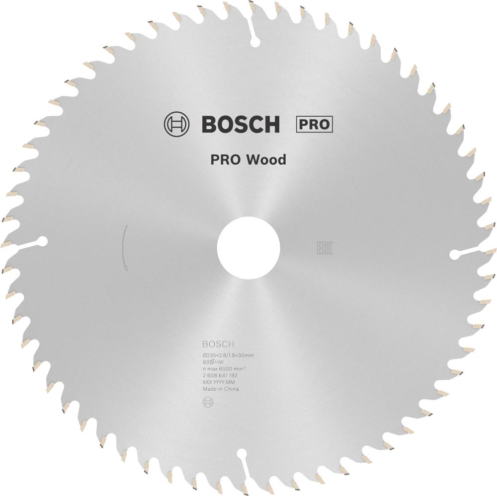 HM-Kreissägeblatt 235x2,8/1,8x30 60Z WZ BosVE à 1 Stück Optiline Wood BOSCH Produktbild img1 L
